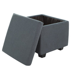 Square Stoage Ottoman With Storage Stool