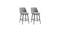 Grey Color Mccain Bar Stool