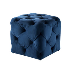 Square Tufted Velvet Ottaman/Poufee Stool