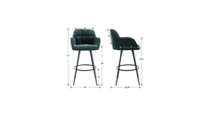 Green Color Cayden Bar Stool