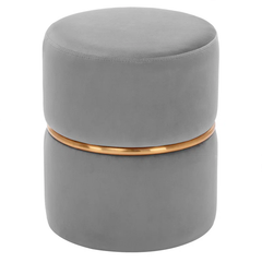 Gracy Velvet Ottoman/Poufee Stool