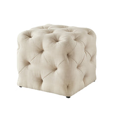 Square Tufted Velvet Ottaman/Poufee Stool