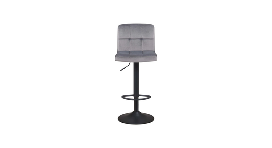 Grey Color Neo Swiel Adjustable Bar Stool