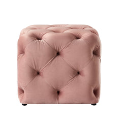 Square Tufted Velvet Ottaman/Poufee Stool