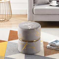 Joseph Velvet Ottoman/Poufee Stool