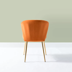 Orange Chimene Accent Chair