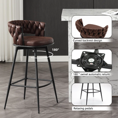 Dark Brown  Presley Bar Stool