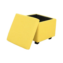 Square Stoage Ottoman With Storage Stool