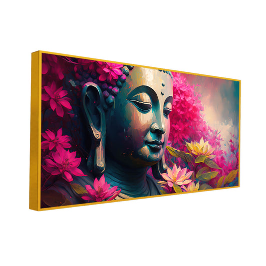 Nirvana Lord Buddha Canvas Wall Paintings