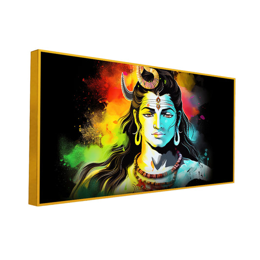 Premium Lord Shiva Meditation Canvas Wall Paintings