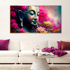 Nirvana Lord Buddha Canvas Wall Paintings