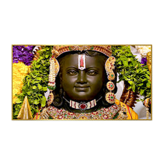 Divine Shri Ram Face Canvas Wall Paintings & Arts