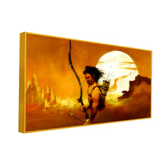 Glorious Shri Ram Sunrise in Lanka Canvas Wall Art & Paintings