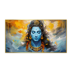 Premium Lord Shiva Meditation Abstract Wall Paintings