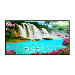 Beautiful Vastu Waterfall Landscape Nature Scenery Wall Paintings & Arts