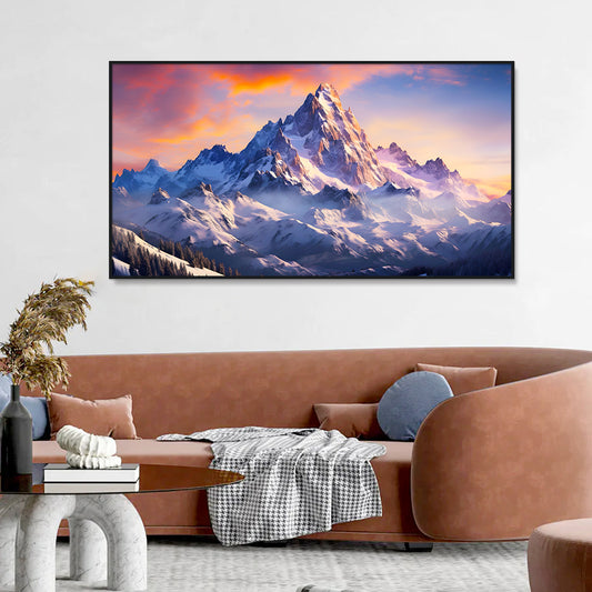Panoramic Mountains Landscape Canvas Printed Wall Paintings & Arts