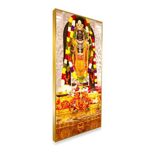 Glorious Statue Shri Ram Temple in Ayodhya Canvas Wall Paintings