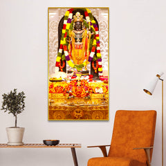 Glorious Statue Shri Ram Temple in Ayodhya Canvas Wall Paintings