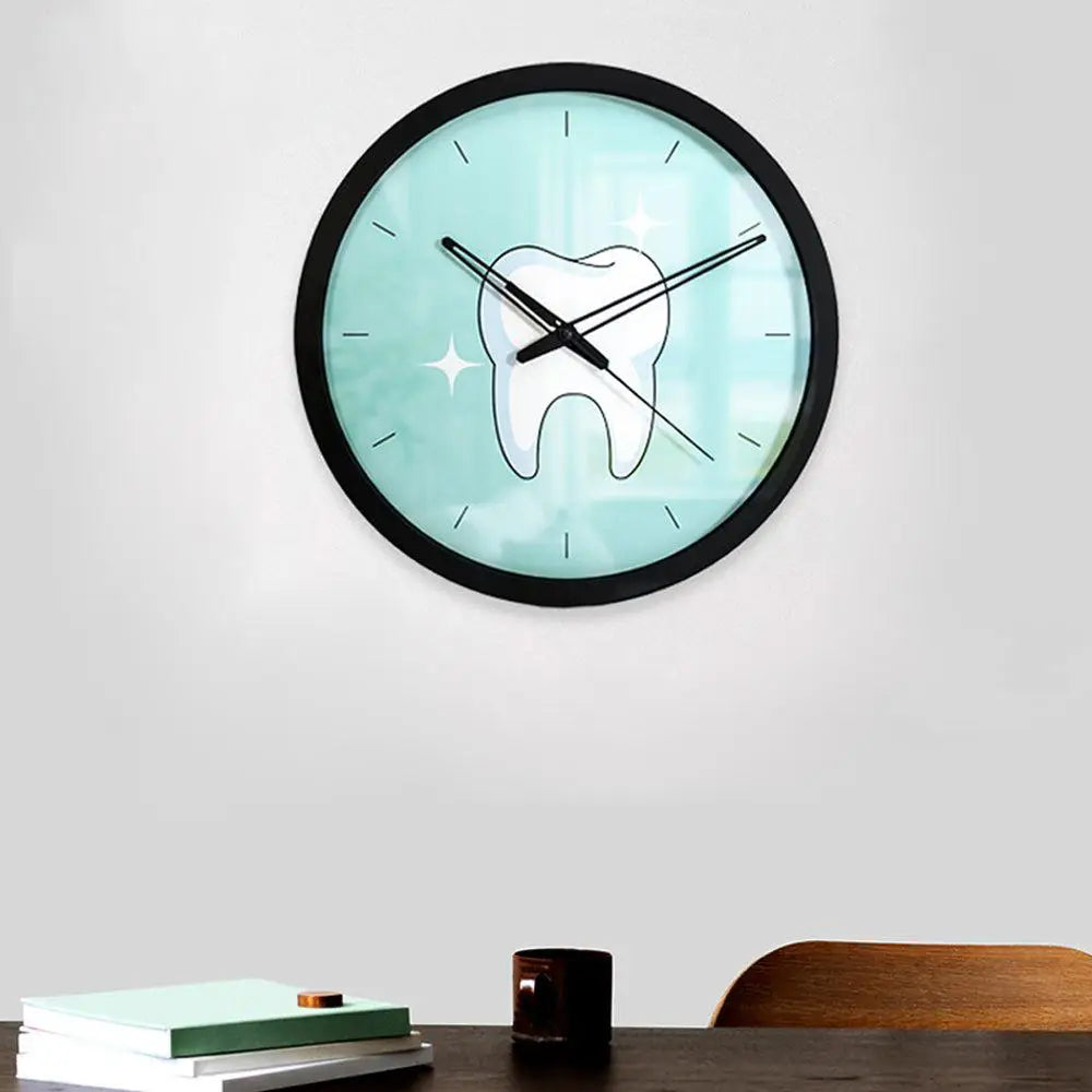 Shiny Tooth Dentist Office Wall Clock