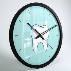 Shiny Tooth Dentist Office Wall Clock