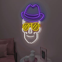 Trippy Skull Neon LED Light