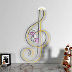 Music Note Neon LED Light