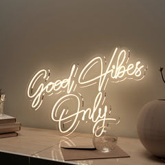 Good Vibes Only Neon LED Light (Available in Multiple Colors)