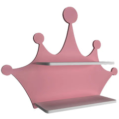 Crown Shape Kids Wall Storage Shelves