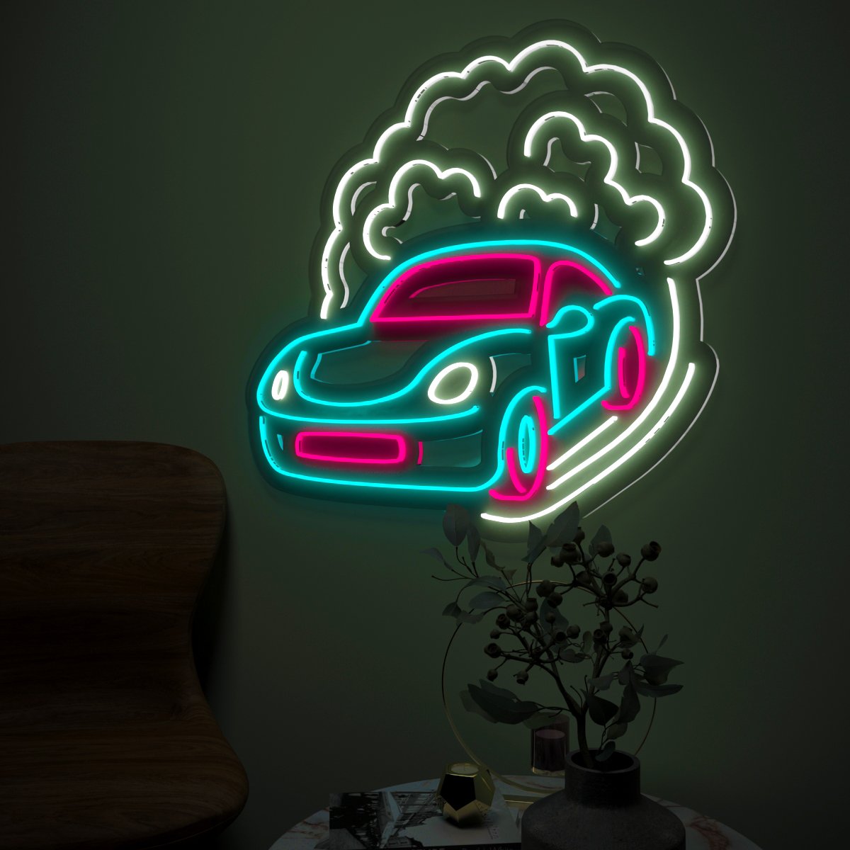 Racing car Neon LED Light