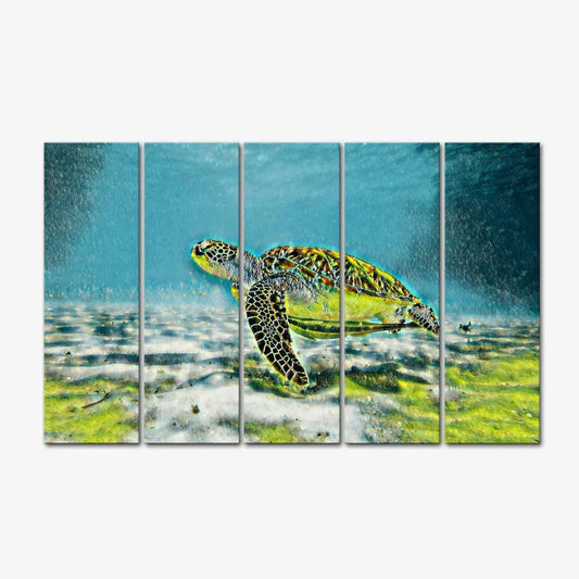 Box Turtle Canvas Wall Painting