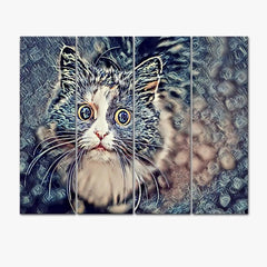 Beautiful Tabby Cat Canvas Wall painting & Art