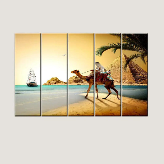 Marina Beach Canvas Print Wall Painting