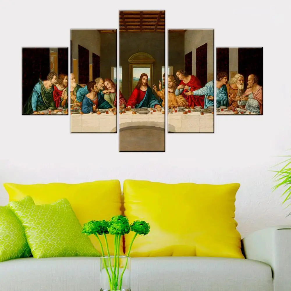 The Last Supper Jesus Canvas Wall Painting