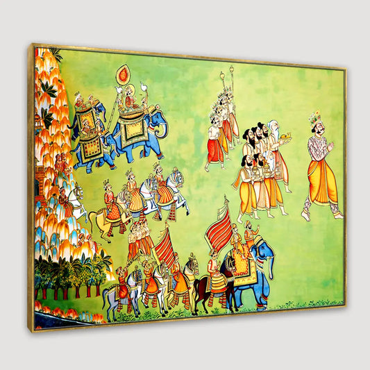 Rajasthani Traditional Framed Wall Art