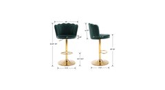 Green Color Avidan Bar Stool