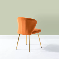 Orange Chimene Accent Chair