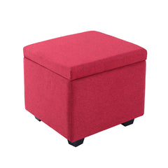 Square Stoage Ottoman With Storage Stool