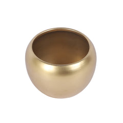 Gold Apple Planter Set of 3