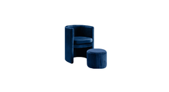 Schillar Chair With Ottoman