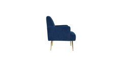 Blue Esme Accent Chair