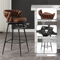 Brown  Presley Bar Stool