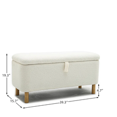 Ranzy  Puff Storage Bench