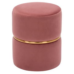 Gracy Velvet Ottoman/Poufee Stool