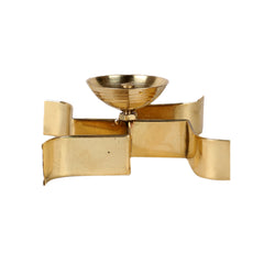 Sleeping Satiya Brass Akhand Diya Set of 2