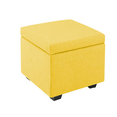 Square Stoage Ottoman With Storage Stool