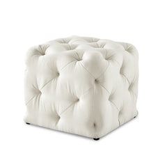 Square Tufted Velvet Ottaman/Poufee Stool