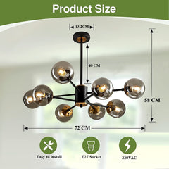 Classic Modern Antique Brass Finish Ceiling Pendant Light