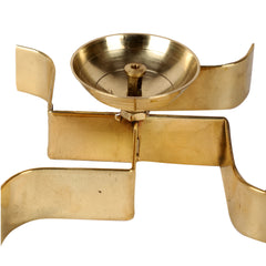 Sleeping Satiya Brass Akhand Diya Set of 2