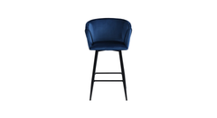 Blue Color Clea Counter Stool