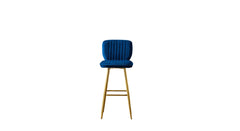 Blue Color Rafael Bar Stool